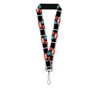 Buckle-Down Lanyard-1.0"-3-d Filmstrip One Size Multicolor