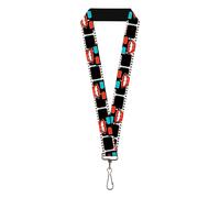 Buckle-Down Lanyard-1.0"-3-d Filmstrip One Size Multicolor