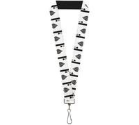 Buckle-Down Lanyard - 1.0" - Ace Of Spades Accessory 22" x 1" Multicolor