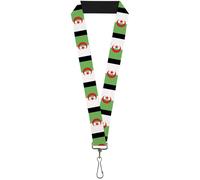 Buckle-Down Lanyard-1.0"-Algeria Flags 22" x 1" Multicolor