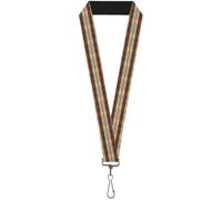 Buckle-Down Lanyard-1.0"-Americana Plaid 22" x 1" Multicolor