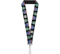 Buckle-Down Lanyard-1.0"-California Highway Signs Black 22" x 1" Multicolor