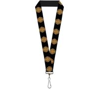 Buckle-Down Lanyard-1.0"-Celtic Knot Black/Burgundy/Gold 22" x 1" Multicolor