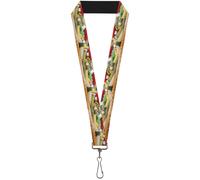 Buckle-Down Lanyard-1.0"-Chicago Style Hot Dog Vivid 22" x 1" Multicolor