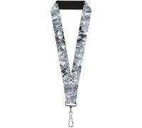 Buckle-Down Lanyard-1.0"-Crystals3 Clear 22" x 1" Multicolor