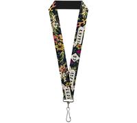 Buckle-Down Lanyard-1.0"-Death or Glory Black 22" x 1" Multicolor