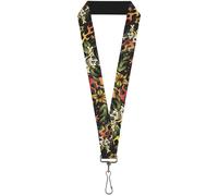 Buckle-Down Lanyard-1.0"-Death or Glory Close-up Black 22" x 1" Multicolor