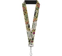 Buckle-Down Lanyard-1.0"-Death or Glory Tan 22" x 1" Multicolor