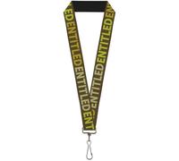 Buckle-Down Lanyard-1.0"-Entitled Tonal Greens 22" x 1" Multicolor