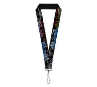 Buckle-Down Lanyard-1.0"-Equalizer One Size Multicolor