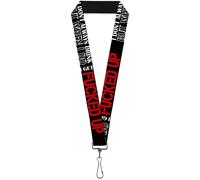 Buckle-Down Lanyard-1.0"-I Don't Always Drink BUT When I Do I Get Fu 22" x 1" Mu