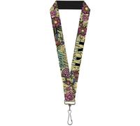 Buckle-Down Lanyard-1.0"-Love Kills Tan 22" x 1" Multicolor