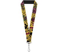 Buckle-Down Lanyard-1.0"-Mom & Dad Close-up Yellow 22" x 1" Multicolor