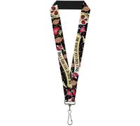 Buckle-Down Lanyard-1.0"-Only God Can Judge Me Black 22" x 1" Multicolor