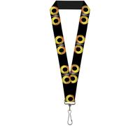 Buckle-Down Lanyard-1.0"-Owl Eyes 2 22" x 1" Multicolor