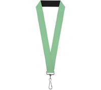 Buckle-Down Lanyard-1.0"-Solid Rainforest Green 22" x 1" Multicolor