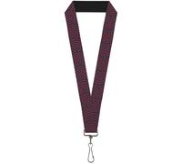Buckle-Down Lanyard-1.0"-Square Target Red/Navy 22" x 1" Multicolor