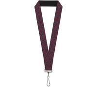 Buckle-Down Lanyard-1.0"-Square Target Red/Navy 22" x 1" Multicolor