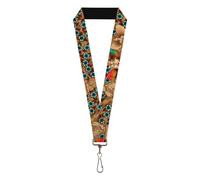 Buckle-Down Lanyard-1.0"-Tattoo Johnny-Fairies One Size Multicolor
