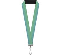 Buckle-Down Lanyard-1.0"-Teal Ombre 22" x 1" Multicolor