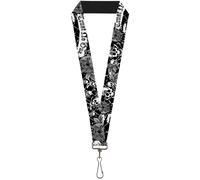 Buckle-Down Lanyard-1.0"-Trust No One Black/White 22" x 1" Multicolor