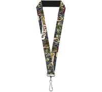 Buckle-Down Lanyard-1.0"-Trust No One Gray 22" x 1" Multicolor