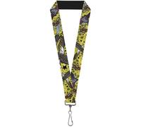 Buckle-Down Lanyard-1.0"-Truth and Justice C/u Yellow 22" x 1" Multicolor