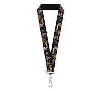 Buckle-Down Lanyard Harry Potter Platform 9 3/4 Collage Black White