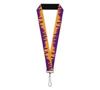 Buckle-Down Lanyard - Los Angeles Accessory, Los Angeles Solid Skyline/LA Gold/P