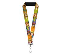 Buckle-Down Lanyard Scooby Doo 5 Character Poses Stack