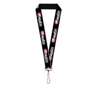 Buckle-Down Lanyard ThunderCats Logo Black White Red