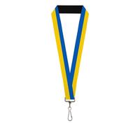 Buckle-Down Lanyard Ukraine Flag Continuous