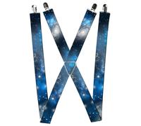 Buckle-Down mens Buckle-down Suspender 1.5-Inch Wide Regular Blue