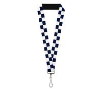 Buckle-Down Men's Lanyard-Checkered, Multicolor, Standard