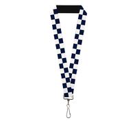Buckle-Down Men's Lanyard-Checkered, Multicolor, Standard