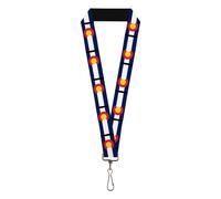 Buckle-Down Men's Lanyard-Colorado, Multicolor, Standard