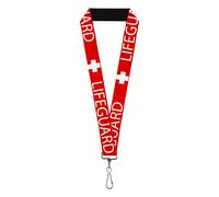 Buckle-Down Men's Lanyard-Lifeguard Quote, Multicolor, Standard