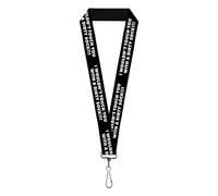 Buckle-Down Men's Lanyard-Touch Quote, Multicolor, Standard