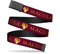 Buckle Down Men's Web Belt Fantastic Beasts 1.25" 1.25" Wide - Fits up to 42" Pa