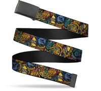 Buckle Down Men's Web Belt Harry Potter 1.25" 1.25" Wide - Fits up to 42" Pant S