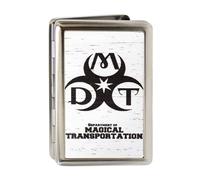 Buckle-Down Metal Wallet-DMT-Department of Magical Transportation Symb 4.0" x 2.