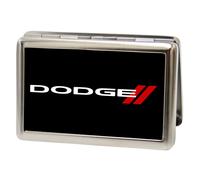 Buckle-Down Metal Wallet-Dodge Fcg Red Rhombus One Size Multicolor