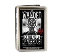 Buckle-Down Metal Wallet-Fbawtft Bust Silhouette/wanded & Extremely Da 4.0" x 2.