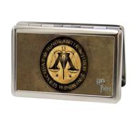 Buckle-Down Metal Wallet-Harry Potter Wizengamot Logo Ignorantia Juris One Size