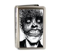 Buckle-Down Metal Wallet-Joker Bat Face My Dark Architect Cover Brushe 4.0" x 2.