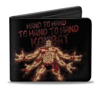 Buckle-Down Mortal Kombat Wallet, Bifold, Mortal Kombat Goro Hand to Hand Kombat