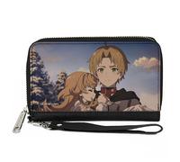 Buckle-Down Mushoku Tensei Jobless Reincarnation Wallet, Zip Around, Mushoku Ten