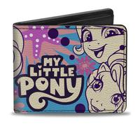 Buckle-Down My Little Pony Wallet, Bifold, My Little Pony Five Ponies Faces and
