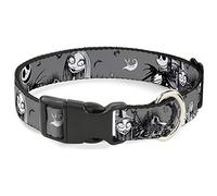 Buckle Down NBC Jack & Sally cimitero Scene Grigio/Nero/Bianco plastica Clip Collare