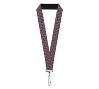 Buckle-Down Nerf Lanyard, Nerf Logo and Darts Scattered Multi Color, Elastic